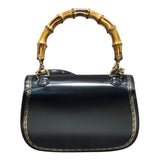 グッチ GUCCI バンブー2WAYハンドバッグ 495880 ブラック カーフ レディース ショルダーバッグ