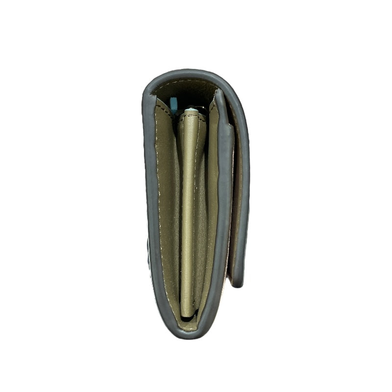 フェンディ FENDI ピーカブーウォレット 8M0427-A91B ピンク・ゴールド金具 レザー レディース 長財布