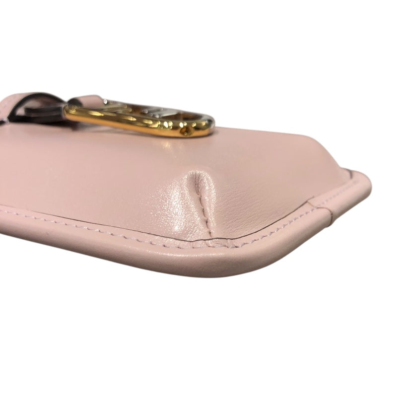 フェンディ FENDI オーロックフォンショルダー 7AS131-AHM0 ピンク・ゴールド・シルバー金具 レザー レディース ショルダーバッグ