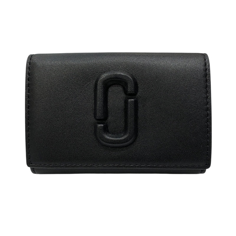 マークジェイコブス MARC JACOBS ガバードJ三つ折りウォレット 2S4SMP009 ブラック レザー レディース 三つ折り財布