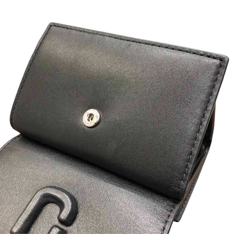 マークジェイコブス MARC JACOBS ガバードJ三つ折りウォレット 2S4SMP009 ブラック レザー レディース 三つ折り財布