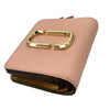 マークジェイコブス MARC JACOBS スナップショットコンパクトウォレット M0013360 ピンク×ホワイト レザー レディース 二つ折り財布