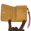 マークジェイコブス MARC JACOBS スナップショットコンパクトウォレット M0013360 ピンク×ホワイト レザー レディース 二つ折り財布