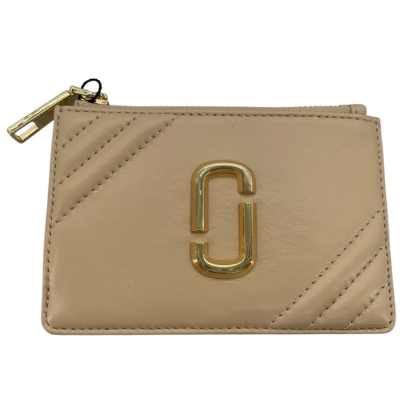 マークジェイコブス MARC JACOBS ダブルJフラグメントケース S156L01F21 ベージュ レザー レディース コインケース