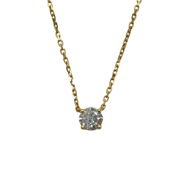カルティエ Cartier ソリテール1895ダイヤネックレス イエローゴールド K18YG ジュエリー