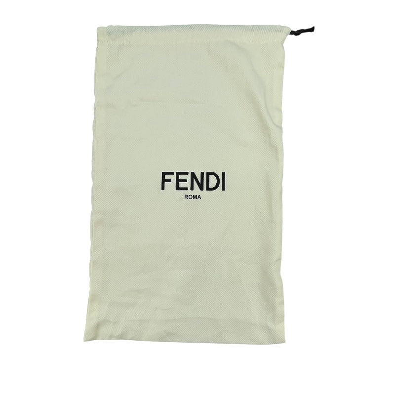 フェンディ FENDI ピーカブーフィットFFスタンプ 7VA422 ブラック レザー メンズ ハンドバッグ