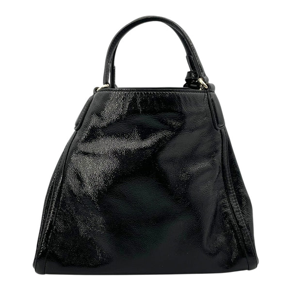 グッチ GUCCI ソーホーインターロッキングG　2WAYバッグ 336751 ブラック GD金具 パテント レディース ハンドバッグ