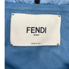 フェンディ FENDI バゲットバッグ ジップアップジャケット FAN087 ブルー ナイロン メンズ ナイロンジャケット