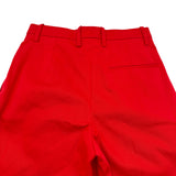 エルメス HERMES ハーフパンツ レッド コットン レディース ショートパンツ