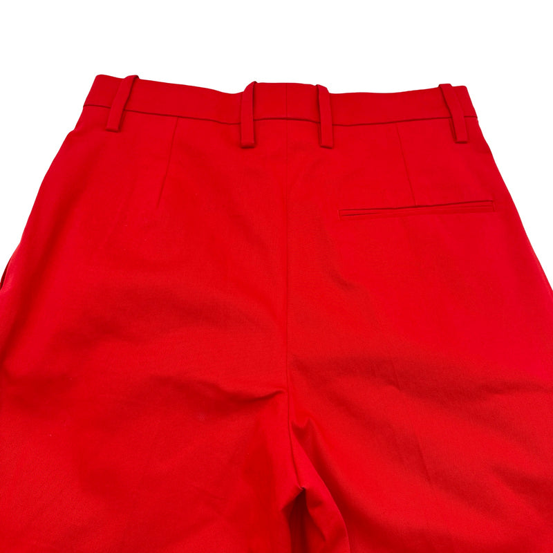 HERMES エルメス赤 XL ショートパンツ エルメス HERMES ハーフパンツ レッド コットン レディース ショート
