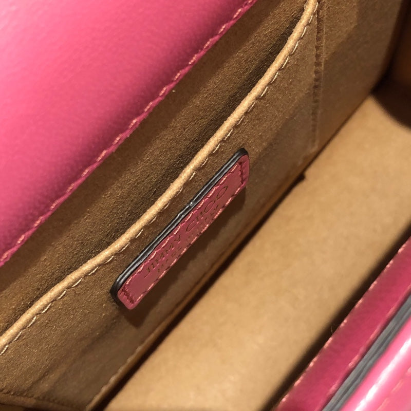 ジミーチュウ JIMMY CHOO ヴァレンヌアヴェニュークワッド キャンディーピンク カーフ レディース ショルダーバッグ