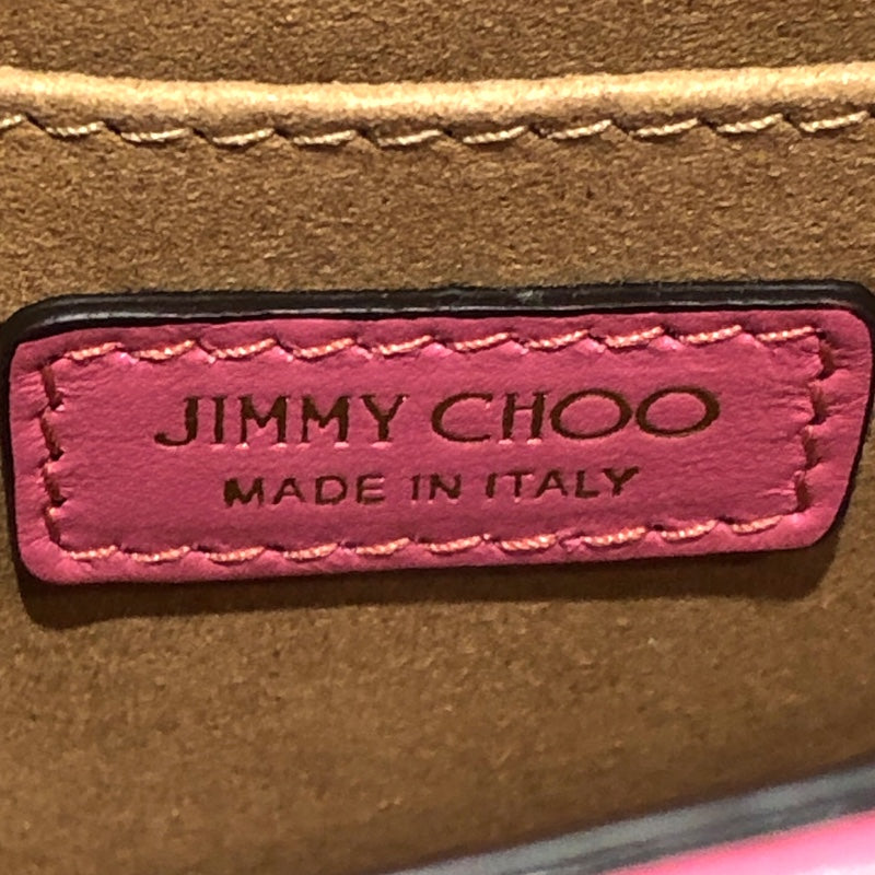 ジミーチュウ JIMMY CHOO ヴァレンヌアヴェニュークワッド キャンディーピンク カーフ レディース ショルダーバッグ