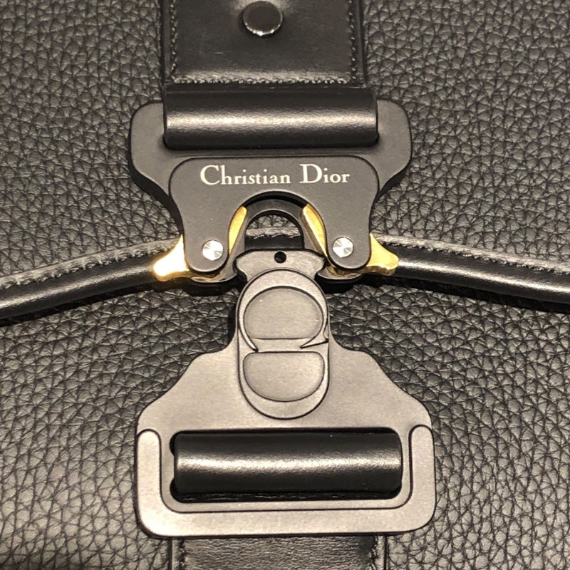 クリスチャン・ディオール Christian Dior ギャロップショルダーバック ブラック レザー メンズ ショルダーバッグ