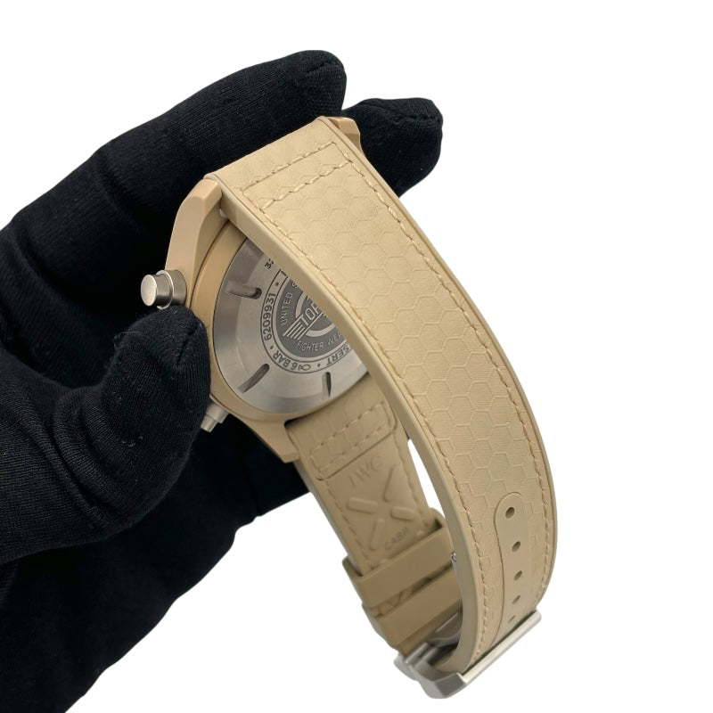 インターナショナルウォッチカンパニー IWC パイロットウォッチ クロノグラフ トップガン IW389103 カーキ SS 自動巻き メンズ 腕時計