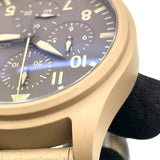 インターナショナルウォッチカンパニー IWC パイロットウォッチ クロノグラフ トップガン IW389103 カーキ SS 自動巻き メンズ 腕時計