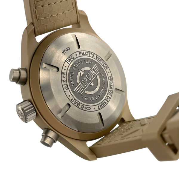インターナショナルウォッチカンパニー IWC パイロットウォッチ クロノグラフ トップガン IW389103 カーキ SS 自動巻き メンズ 腕時計