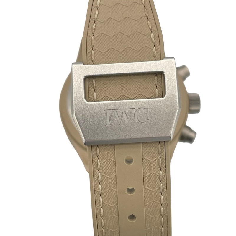 インターナショナルウォッチカンパニー IWC パイロットウォッチ クロノグラフ トップガン IW389103 カーキ SS 自動巻き メンズ 腕時計