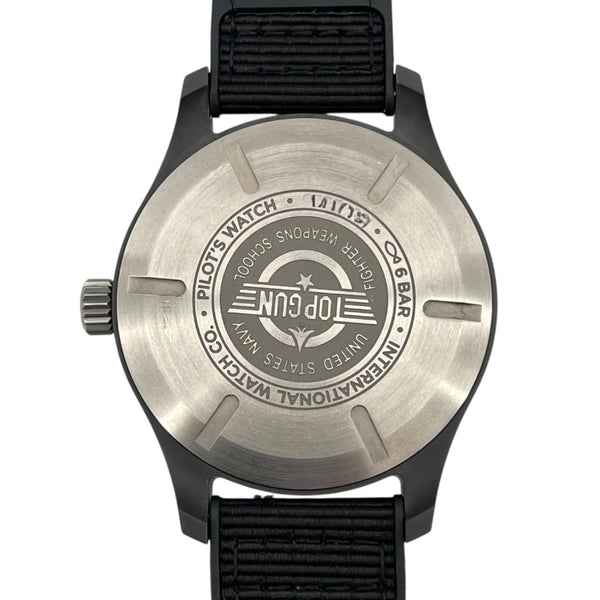 インターナショナルウォッチカンパニー IWC パイロットウォッチ マーク18 トップガン IW324712 ブラック SS 自動巻き メンズ 腕時計