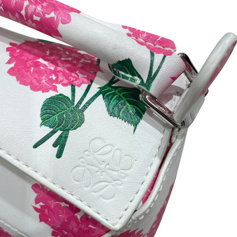 ロエベ LOEWE パズルバッグミニ A510P88X15 ホワイト・ピンク カーフ レディース ショルダーバッグ