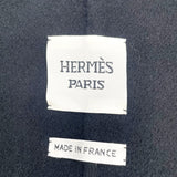 エルメス HERMES ベビーカシミヤダッフルコート 4HO124DB ネイビー カシミヤ レディース ダッフルコート