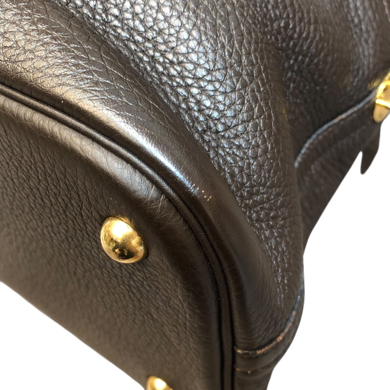 エルメス HERMES ボリード35 □G刻印 ショコラ　ゴールド金具 トリヨン レディース ショルダーバッグ