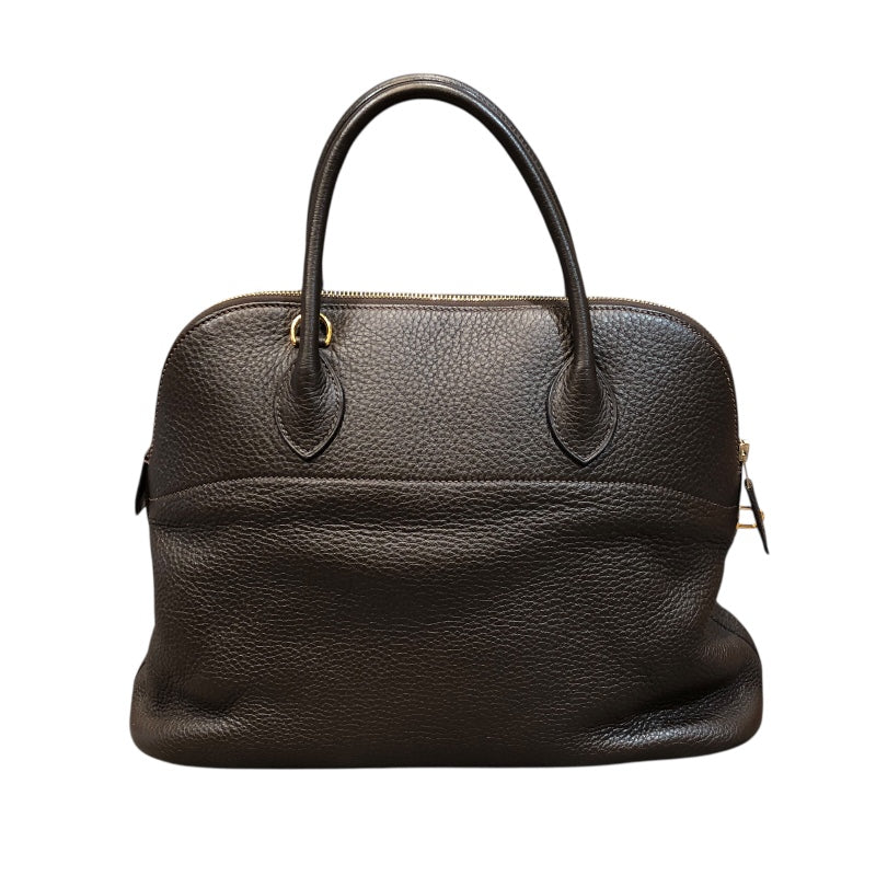 エルメス HERMES ボリード35 □G刻印 ショコラ　ゴールド金具 トリヨン レディース ショルダーバッグ