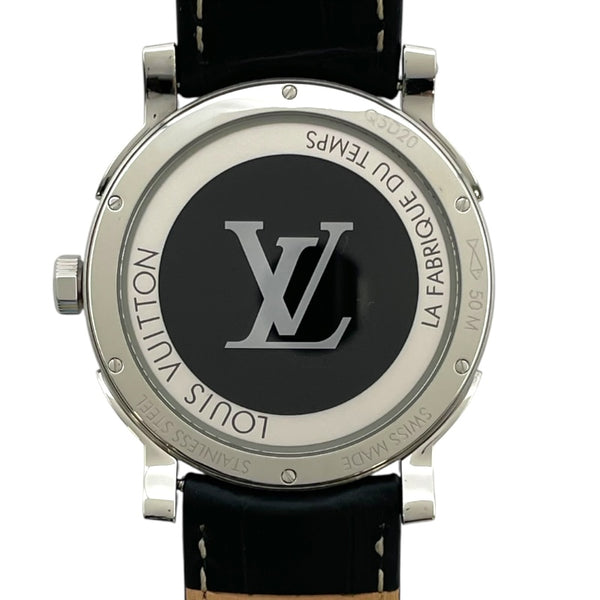 ルイ・ヴィトン LOUIS VUITTON エスカル タイムゾーン Q5.D20 マルチカラー SS/革ベルト（社外品） 自動巻き メンズ 腕時計