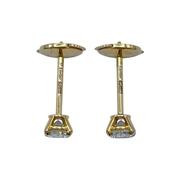 カルティエ Cartier ソリテールダイヤピアス ゴールド 750 ジュエリー