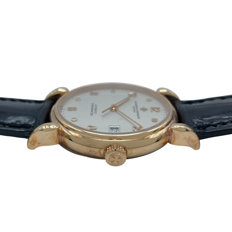 ヴァシュロン・コンスタンタン VACHERON CONSTANTIN コメモレーション ヴェルニサージュ 42003/000R シルバー K18PG メンズ 腕時計