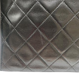 シャネル CHANEL マトラッセフルフラップチェーンショルダー ブラック ラムレザー レディース ショルダーバッグ