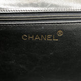 シャネル CHANEL マトラッセフルフラップチェーンショルダー ブラック ラムレザー レディース ショルダーバッグ