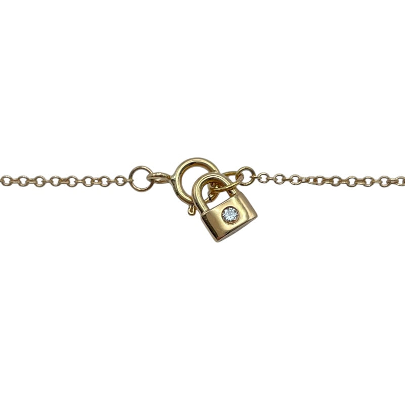 ティファニー TIFFANY＆CO ノターントゥラブハードタグキーダイヤネックレス ピンクゴールド Au750 ダイヤモンド ジュエリー