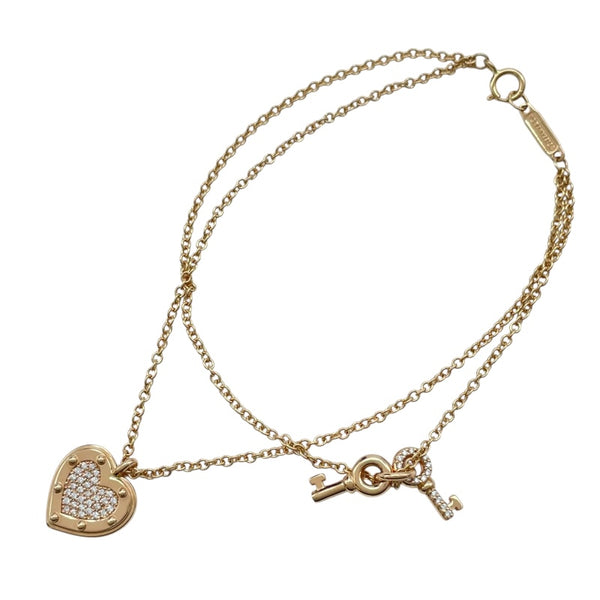 ティファニー TIFFANY＆CO ノターントゥラブハードタグキーダイヤブレス ピンクゴールド Au750 ジュエリー
