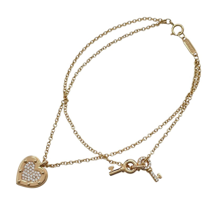 ティファニー TIFFANY＆CO ノターントゥラブハードタグキーダイヤブレス ピンクゴールド Au750 ジュエリー