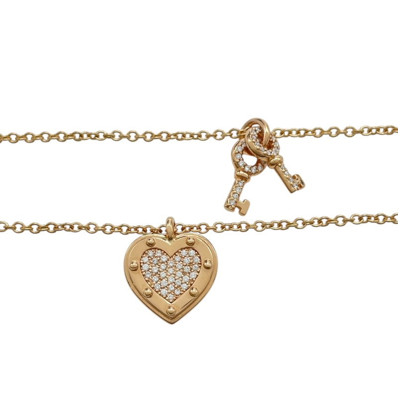 ティファニー TIFFANY＆CO ノターントゥラブハードタグキーダイヤブレス ピンクゴールド Au750 ジュエリー