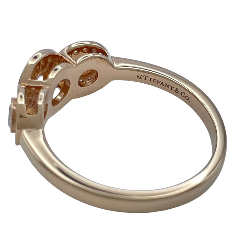 ティファニー TIFFANY＆CO サークレットダイヤリング ピンクゴールド Au750 ジュエリー