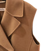 S Max Mara ダブルフェイスベストロングコート 23927603336 キャメル ウール レディース その他アウター