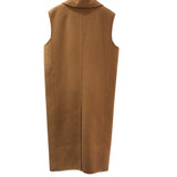 S Max Mara ダブルフェイスベストロングコート 23927603336 キャメル ウール レディース その他アウター