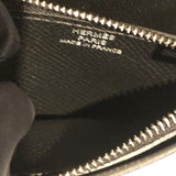 エルメス HERMES コンスタンススリム W刻 ブラック/シルバー金具 エプソン レディース ポーチ