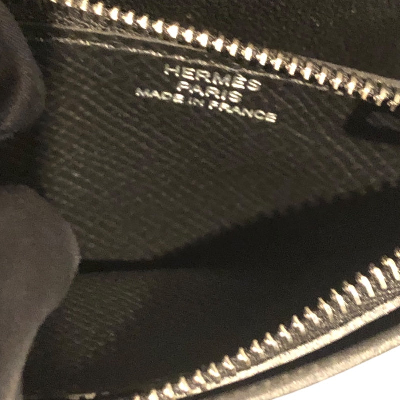 エルメス HERMES コンスタンススリム W刻 ブラック/シルバー金具 エプソン レディース ポーチ