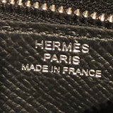 エルメス HERMES コンスタンススリム W刻 ブラック/シルバー金具 エプソン レディース ポーチ