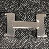 エルメス HERMES コンスタンススリム W刻 ブラック/シルバー金具 エプソン レディース ポーチ