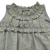 フォクシー FOXEY DAISY LIN for FOXEY リゾートフリルノースリーブワンピース 06400 カーキ トリアセテート レディース ワンピース