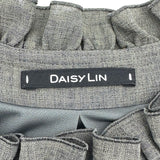 フォクシー FOXEY DAISY LIN for FOXEY リゾートフリルノースリーブワンピース 06400 カーキ トリアセテート レディース ワンピース