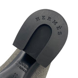 エルメス HERMES ヴォルヴェール ショートブーツ グレー ニット レディース ブーツ