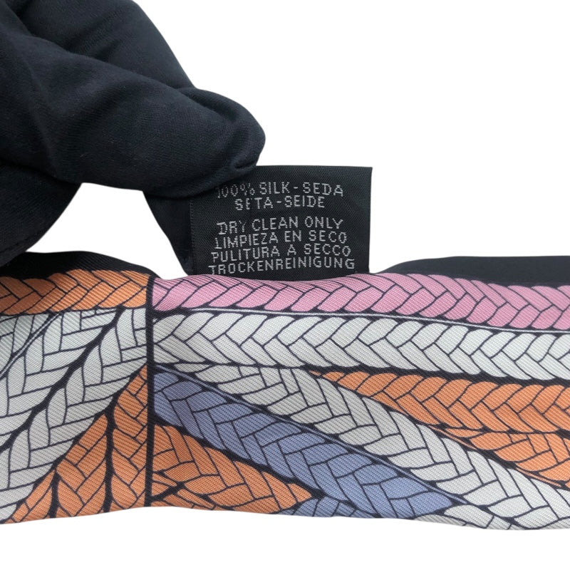 【お値下】HERMES ツイリー マルチカラースカーフ エルメス HERMES ツイリー TRESSE H マルチカラー シルク