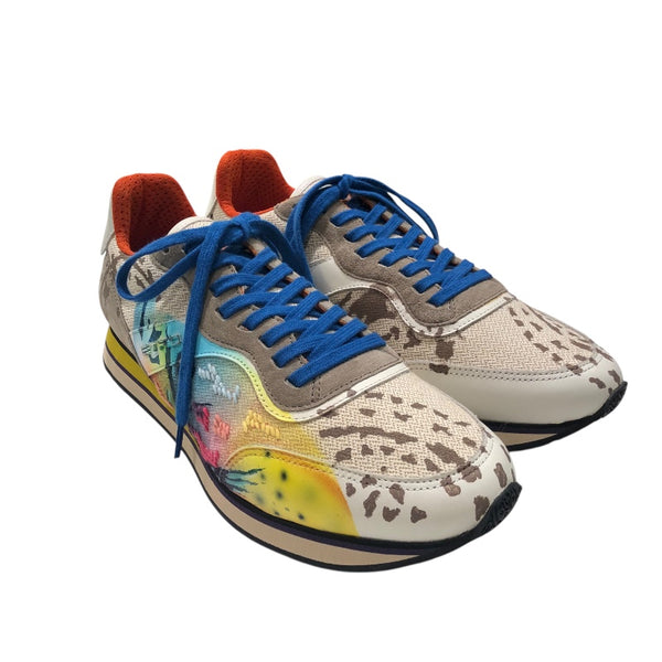 エトロ ETRO 総柄ローカットスニーカー マルチカラー ﾚｻﾞｰ メンズ スニーカー