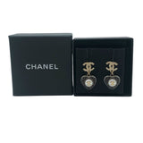 シャネル CHANEL ココマークハートピアス ブラック 金メッキ/メタル/ラインストーン アクセサリー