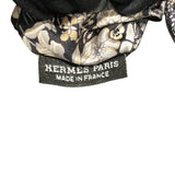 エルメス HERMES シュシュクラウディアブルーム ブラック シルク レディース その他アクセサリー