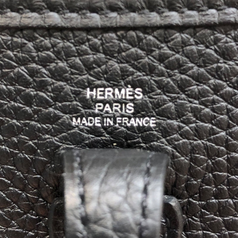 エルメス HERMES エヴリンTPM W刻印 ブラック　シルバー金具 トリヨン レディース ショルダーバッグ